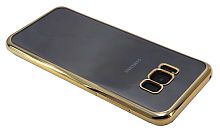 Купить Чехол-накладка для Samsung G955F S8 Plus РАМКА TPU золото оптом, в розницу в ОРЦ Компаньон