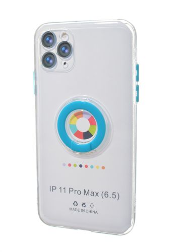 Чехол-накладка для iPhone 11 Pro Max NEW RING TPU голубой оптом, в розницу Центр Компаньон фото 4