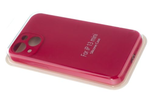 Чехол-накладка для iPhone 13 Mini VEGLAS SILICONE CASE NL Защита камеры вишневый (36) оптом, в розницу Центр Компаньон фото 2