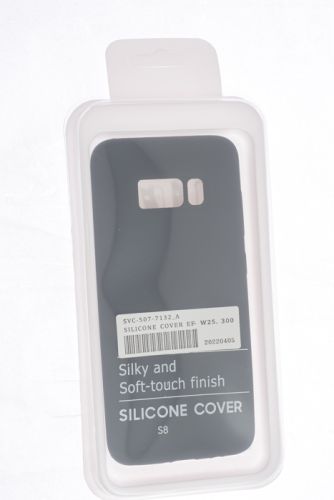 Чехол-накладка для Samsung G950F S8 SILICONE CASE NL OP закрытый черный (3) оптом, в розницу Центр Компаньон фото 4