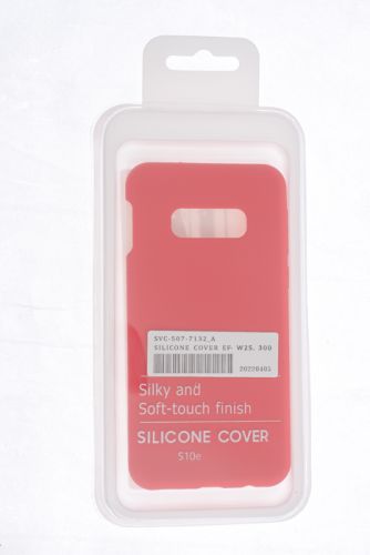 Чехол-накладка для Samsung G970 S10 E SILICONE CASE NL OP закрытый красный (1) оптом, в розницу Центр Компаньон фото 4