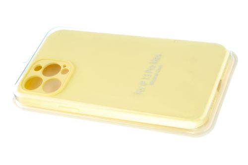 Чехол-накладка для iPhone 13 Pro Max VEGLAS SILICONE CASE NL Защита камеры лимонно-кремовый (51) оптом, в розницу Центр Компаньон фото 2