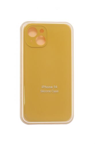 Чехол-накладка для iPhone 14 SILICONE CASE Защита камеры желтый (4) оптом, в розницу Центр Компаньон