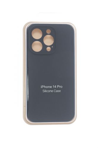 Чехол-накладка для iPhone 14 Pro SILICONE CASE Защита камеры темно-синий (8) оптом, в розницу Центр Компаньон