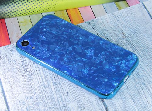 Чехол-накладка для iPhone XR SPANGLES GLASS TPU синий																														 оптом, в розницу Центр Компаньон фото 3