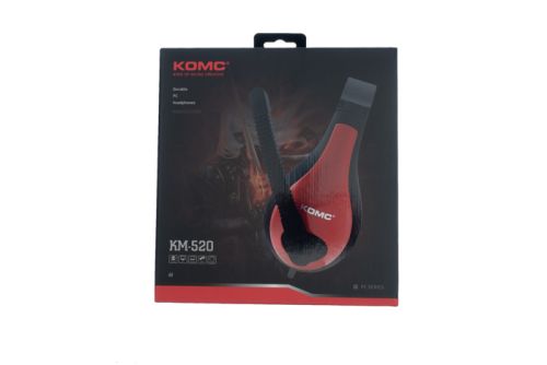 Наушники проводные KOMC KM-520 GAME головные белый оптом, в розницу Центр Компаньон фото 4