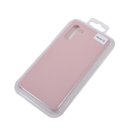 Чехол-накладка для Samsung N970 Note 10 SILICONE CASE NL светло-розовый (18) оптом, в розницу Центр Компаньон фото 2