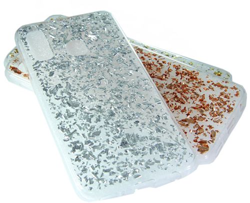 Чехол-накладка для Samsung A405F A40 GLITTER TPU серебро оптом, в розницу Центр Компаньон фото 3
