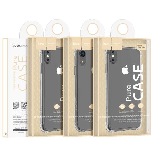 Чехол-накладка для iPhone XS Max HOCO ARMOR TPU черный оптом, в розницу Центр Компаньон фото 3