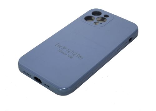 Чехол-накладка для iPhone 12 Pro VEGLAS SILICONE CASE NL Защита камеры сиренево-голубой (5) оптом, в розницу Центр Компаньон фото 2