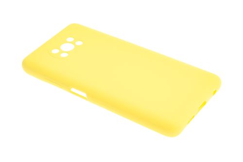 Чехол-накладка для XIAOMI Poco X3 NFC SILICONE CASE NL OP закрытый желтый (20) оптом, в розницу Центр Компаньон фото 2