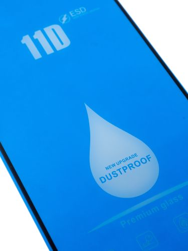 Защитное стекло для iPhone 15 Plus 11D FULL GLUE (синяя основа) пакет черный оптом, в розницу Центр Компаньон фото 2