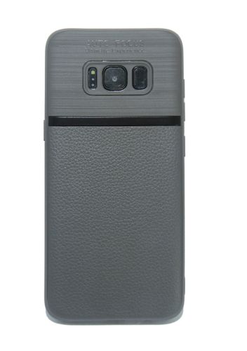Чехол-накладка для Samsung G950H S8 NEW LINE LITCHI TPU серый оптом, в розницу Центр Компаньон