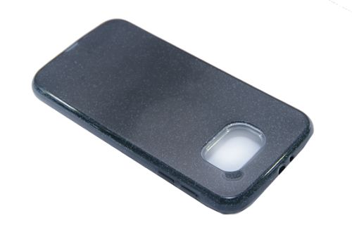 Чехол-накладка для Samsung G925 S6 Edge JZZS Shinny 3в1 TPU черная оптом, в розницу Центр Компаньон фото 2