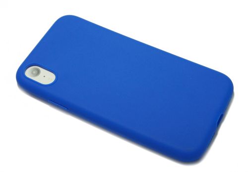 Чехол-накладка для iPhone XR LATEX темно-синий оптом, в розницу Центр Компаньон фото 3