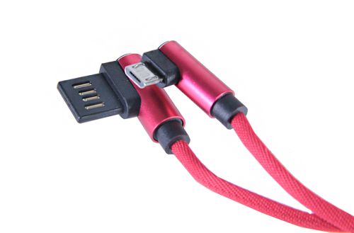 Кабель USB-Micro USB Design L Weave1м красный оптом, в розницу Центр Компаньон фото 2