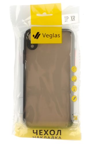 Чехол-накладка для iPhone XR VEGLAS Fog черный оптом, в розницу Центр Компаньон фото 2