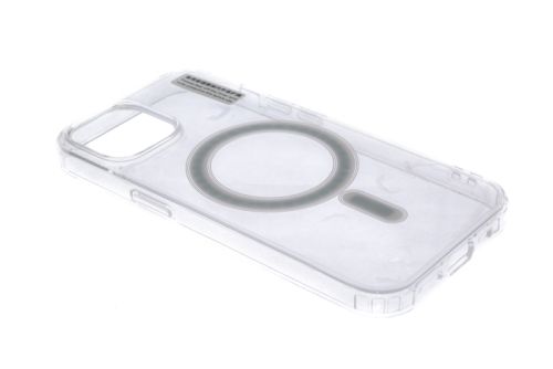 Чехол-накладка для iPhone 15 Clear TPU поддержка MagSafe прозрачный коробка оптом, в розницу Центр Компаньон фото 3