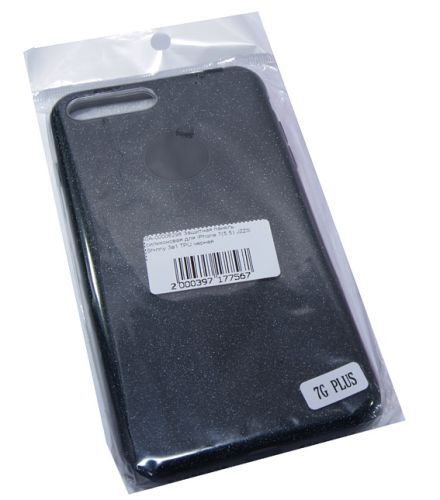 Чехол-накладка для iPhone 7/8 Plus JZZS Shinny 3в1 TPU черная оптом, в розницу Центр Компаньон фото 2