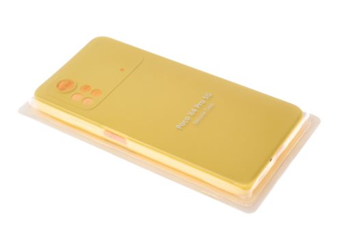 Чехол-накладка для XIAOMI Poco X4 Pro SILICONE CASE закрытый желтый (20) оптом, в розницу Центр Компаньон фото 2