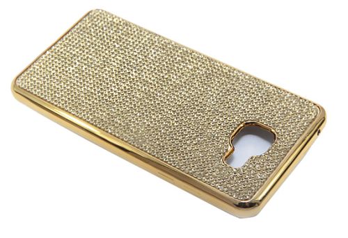 Чехол-накладка для Samsung A510 A5 C-CASE стразы РАМКА TPU золото оптом, в розницу Центр Компаньон фото 2