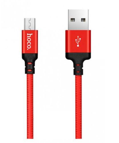 Кабель USB-Micro USB HOCO X14 Times Speed 1м черный-красный оптом, в розницу Центр Компаньон