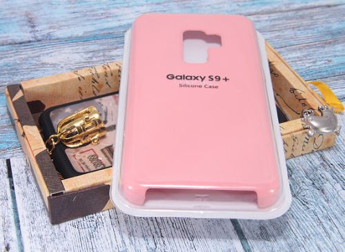 Чехол-накладка для Samsung G965F S9 Plus SILICONE CASE розовый оптом, в розницу Центр Компаньон фото 2