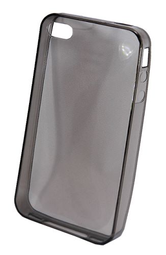 Чехол-накладка для iPhone 4/4S FASHION TPU пакет черно-прозрачный оптом, в розницу Центр Компаньон фото 2