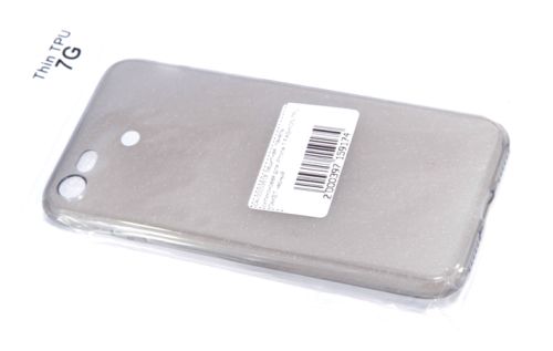 Чехол-накладка для iPhone 7/8/SE FASHION TPU пакет черно-прозрачный оптом, в розницу Центр Компаньон фото 2