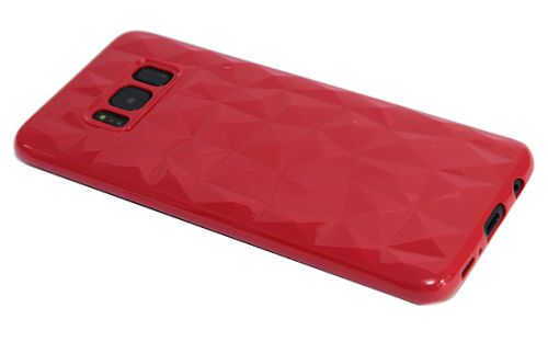 Чехол-накладка для Samsung G955F S8 Plus JZZS Diamond TPU красная оптом, в розницу Центр Компаньон фото 2